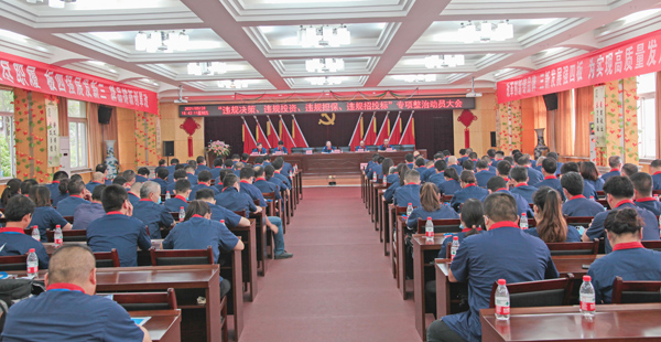 公司召開“違規(guī)決策、違規(guī)投資、違規(guī)擔(dān)保、違規(guī)招投標(biāo)”專項整治動員大會