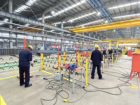 公司舉辦電焊工、電工技術(shù)比武